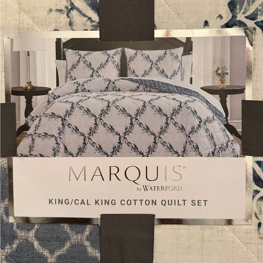 MARQUIS by WATERFORD Woodmere 3PC Quilt Set